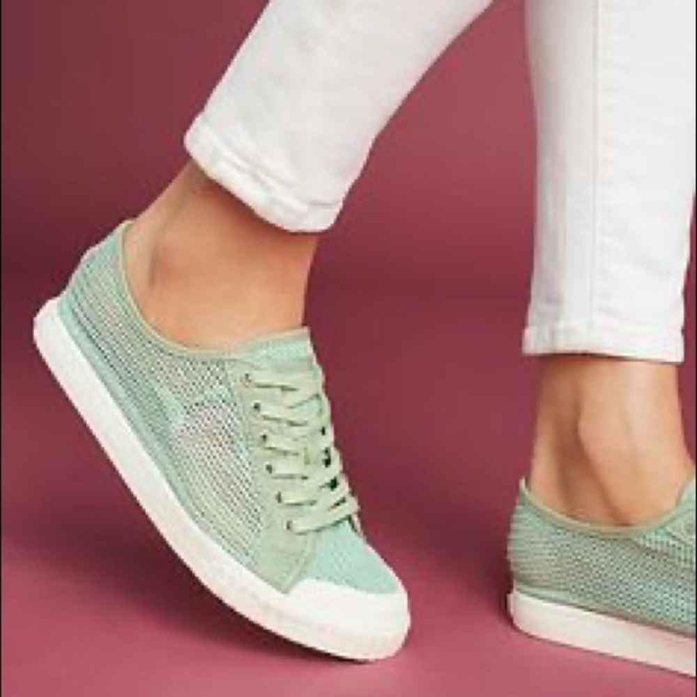 Tretorn Mint Green Sneakers